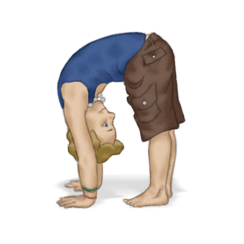 Standing Forward Bend Pose | Kids Yoga Stories