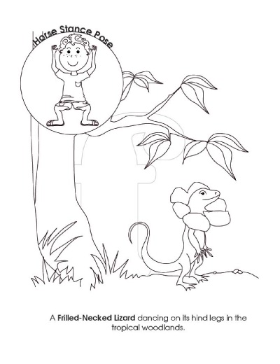 yogasana coloring pages for kids - photo #20