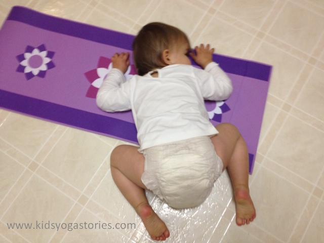 Toddler in Child's Pose | Kids Yoga Stories