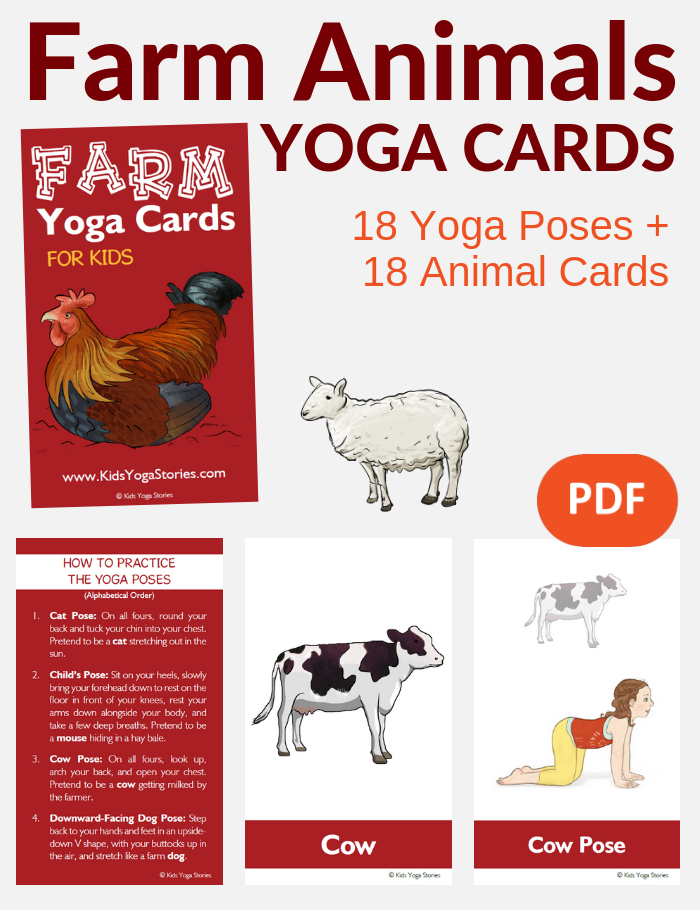 farm animals yoga poses | Kids Yoga Stories