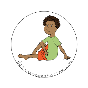 Seated Twist Pose for kids |Kids Yoga Stories