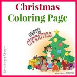 Christmas Coloring Page on Kids Yoga Stories