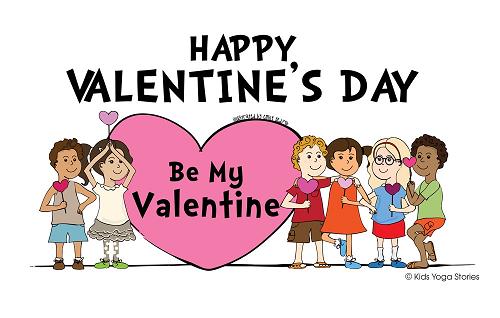 Happy Valentine's Day from Kids Yoga Stories