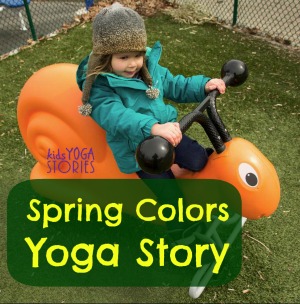 Act out a spring yoga story by Kids Yoga Stories