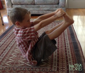 Boat Pose by Kids Yoga Stories