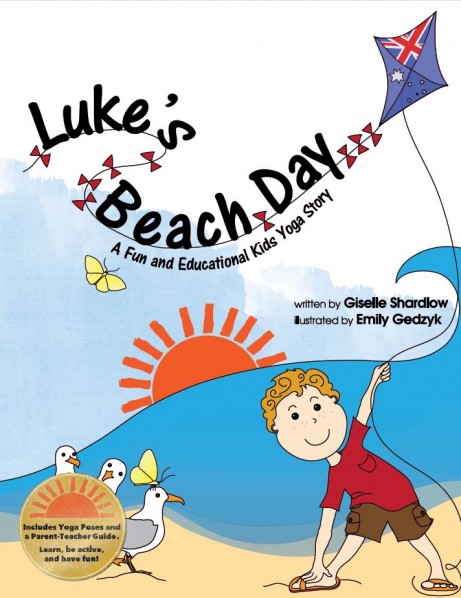 Luke's Beach Day yoga book |Kids Yoga Stories