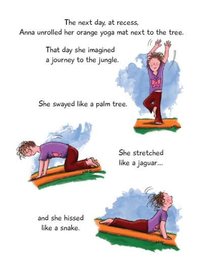 Anna and her Rainbow-Colored Yoga Mats by Giselle Shardlow, Kids Yoga Stories
