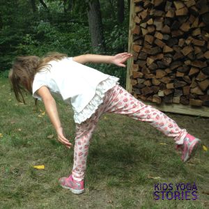 Warrior 3 Pose by Kids Yoga Stories