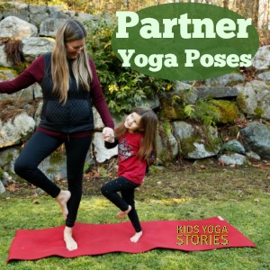 Partner Yoga Poses with adult and child | Kids Yoga Stories