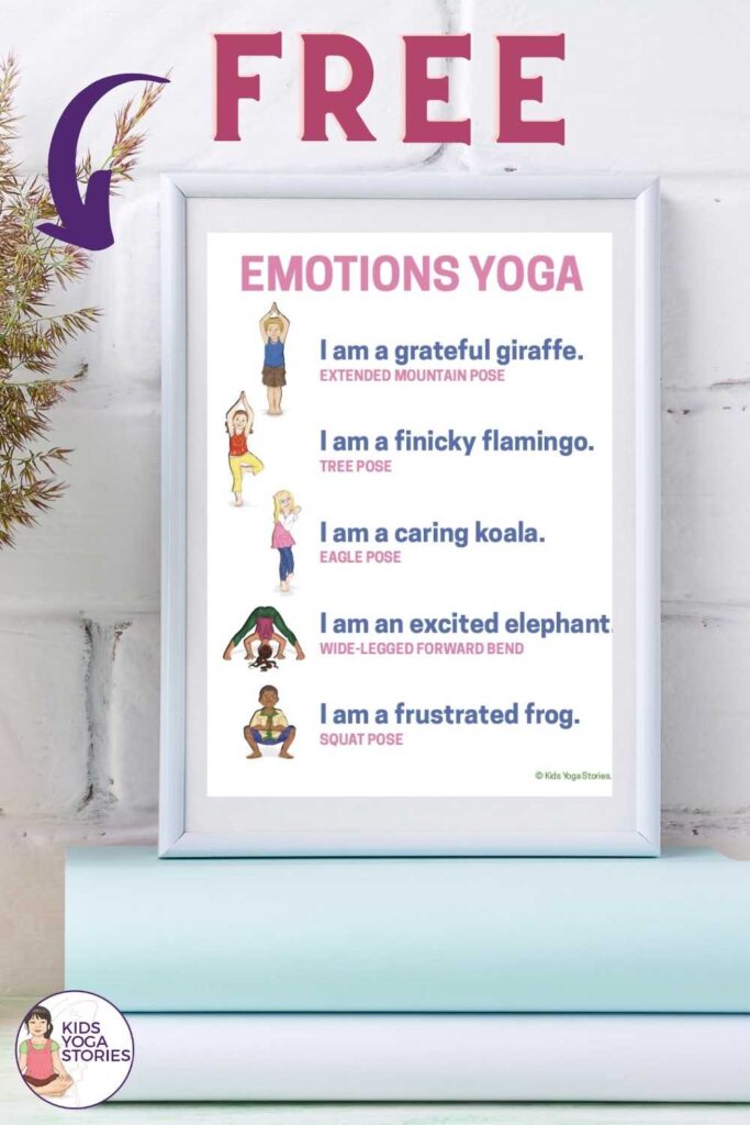 Emotions Yoga Poster | Kids Yoga Stories