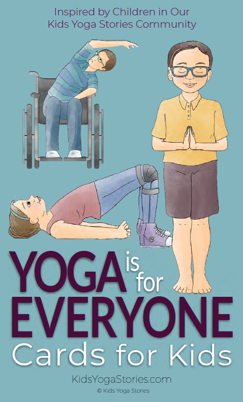 Yoga is for everyone yoga cards for kids | Kids Yoga Stories