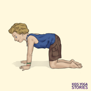 easy kid yoga poses, Table Top Pose | Kids Yoga Stories