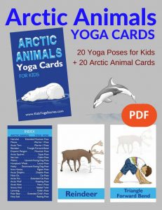 Arctic Animals Yoga Cards for Kids (English) Image