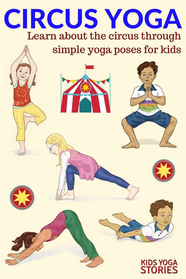 5 Circus Yoga Poses for Kids + 6 Circus Books for Kids | Kids Yoga Stories
