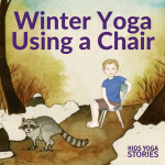 5 Winter Yoga Poses for Kids Using a Chair | Kids Yoga Stories