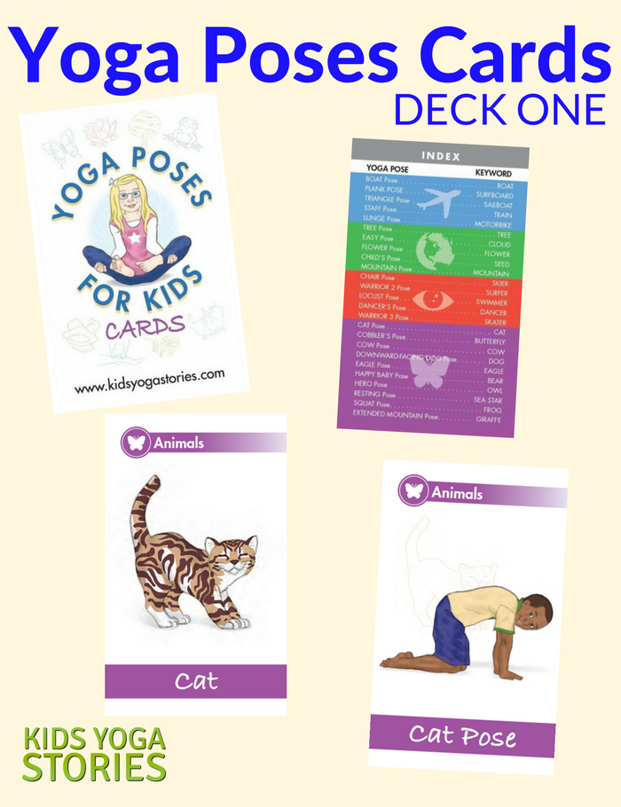 Yoga Poses for Kids Cards | Kids Yoga Stories