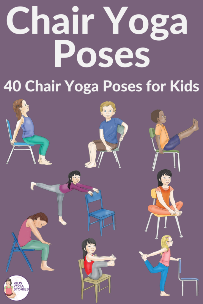 CHAIR Yoga Poses for Kids | Kids Yoga Stories