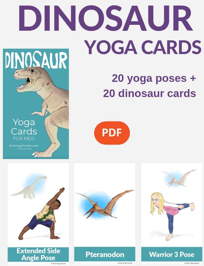 lizard and dinosaur yoga poses for kids | Kids Yoga Stories