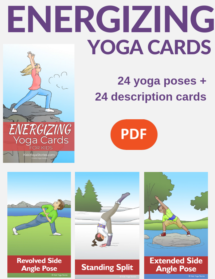 Energizing Yoga Cards for Kid | Kids Yoga Stories