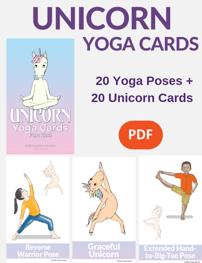Unicorn Yoga Cards | Kids Yoga Stories