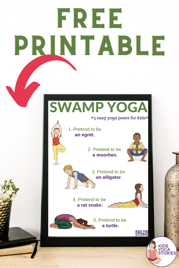 Swamp Yoga Poster | Kids Yoga Stories
