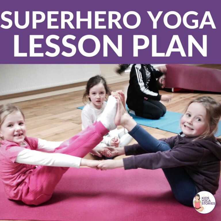 Superhero Kids Yoga Lesson Plan