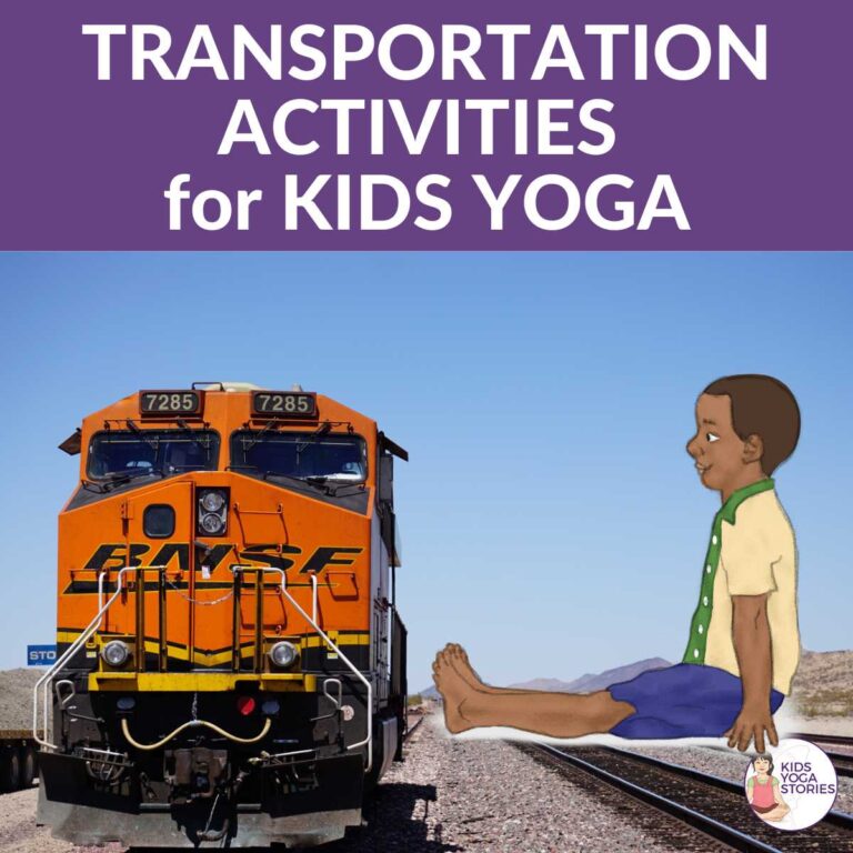 Transportation Activities for Kids Yoga (+ Printable Poster)