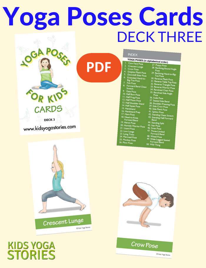 Yoga Poses for Kids Cards (Deck Three) PDF Download Image