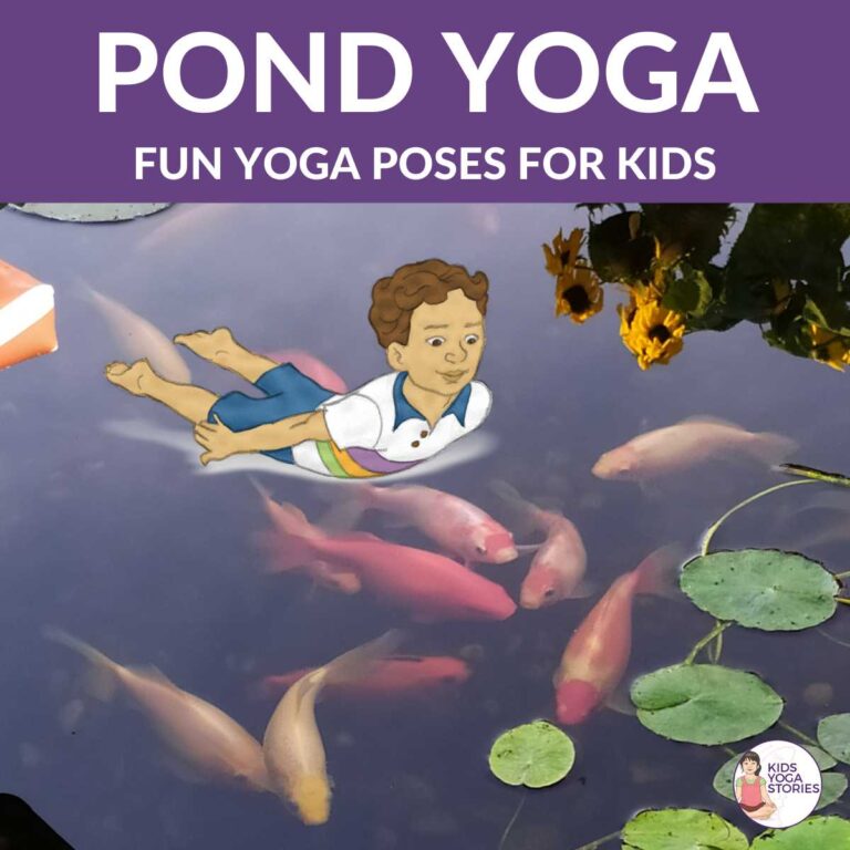 Pond Animals for Kids: Books and Yoga Poses for Kids