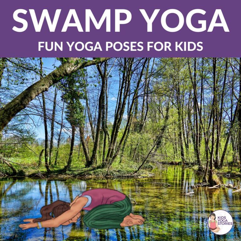 5 Swamp Books for Kids and 5 Swamp Animals Yoga Poses for Kids (+ Printable Poster)
