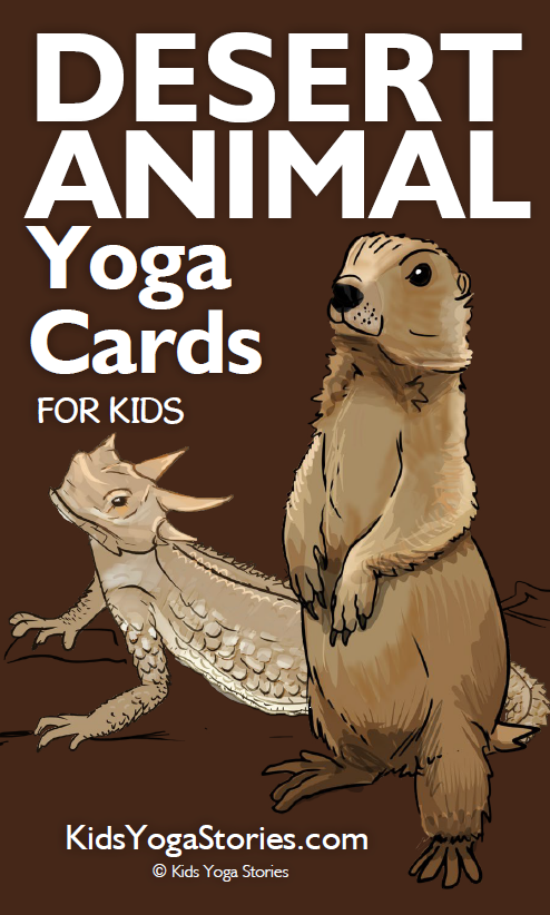 Desert Animal Yoga Cards for Kids | Kids Yoga Stories