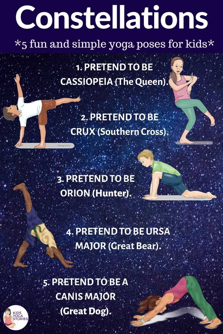 Constellations Yoga Poses for Kids | Kids Yoga Stories