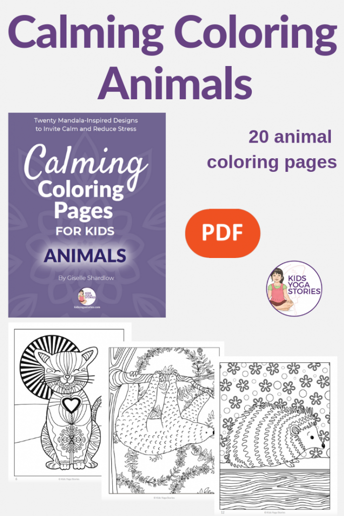 Calming Coloring Books for Kids | Kids Yoga Stories