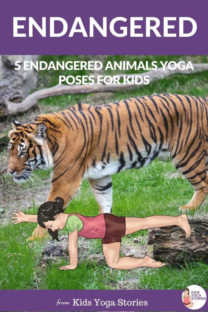 5 Endangered Animals Yoga Poses for Kids | Kids Yoga Stories