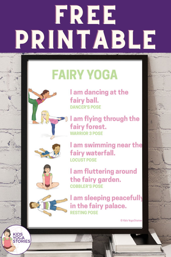 Fairy Yoga Poster | KIds Yoga Stories