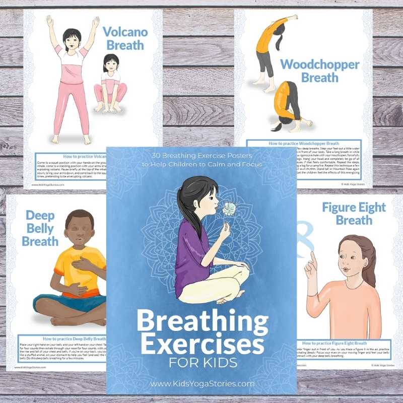 Breathing Exercises Posters | Kids Yoga Stories