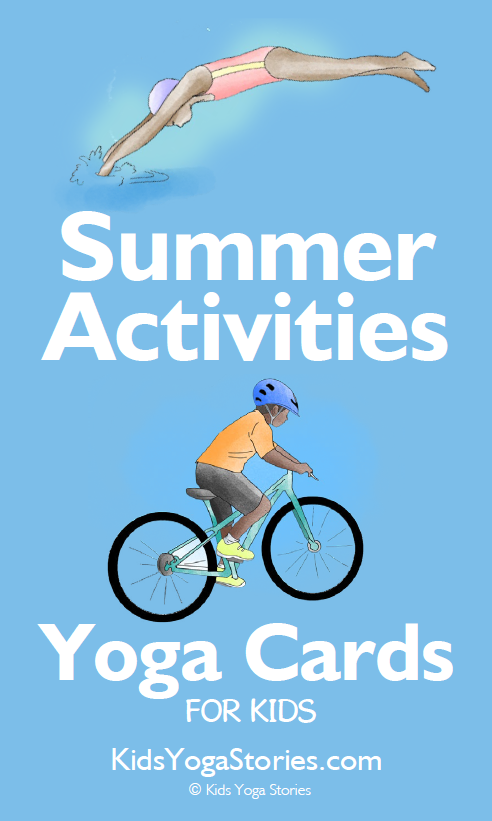 Summer Activities Yoga Cards | Kids Yoga Stories