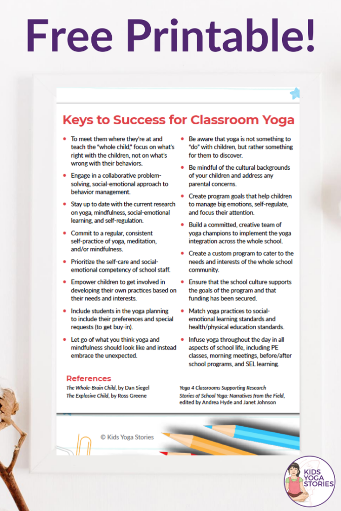 how to have a success with classroom yoga | Kids Yoga Stories