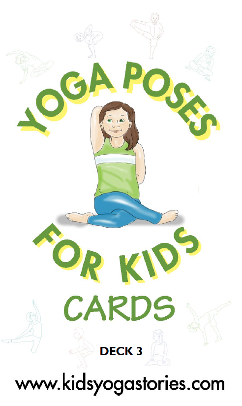 Yoga Card deck for kids (3): advanced poses