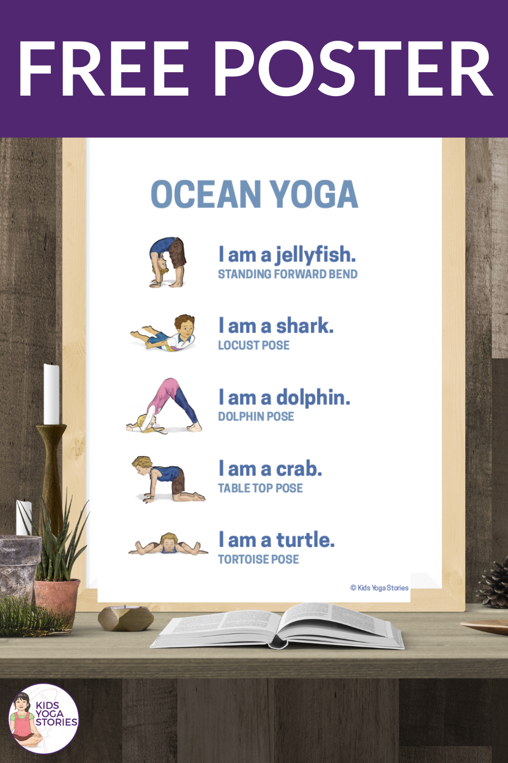 Ocean Yoga and Books by Giles Andreae (+ Printable Poster) - Kids Yoga ...