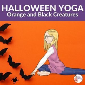 Halloween Yoga: Orange and Black Creatures | Kids Yoga Stories