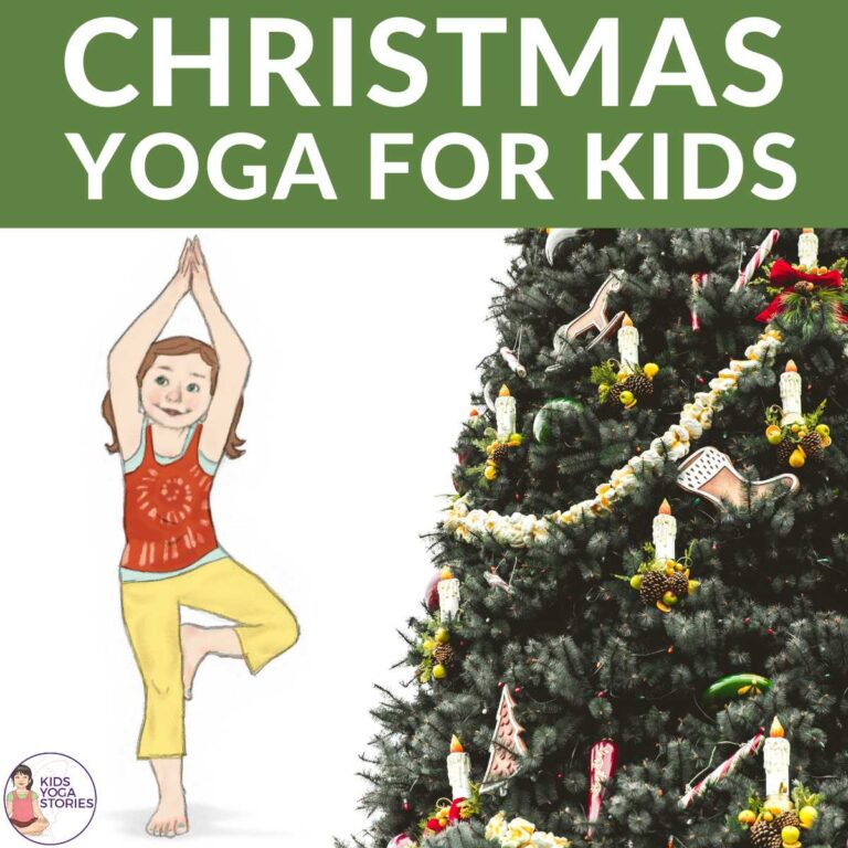 5 Christmas Yoga Poses for Kids (+ Printable Poster)