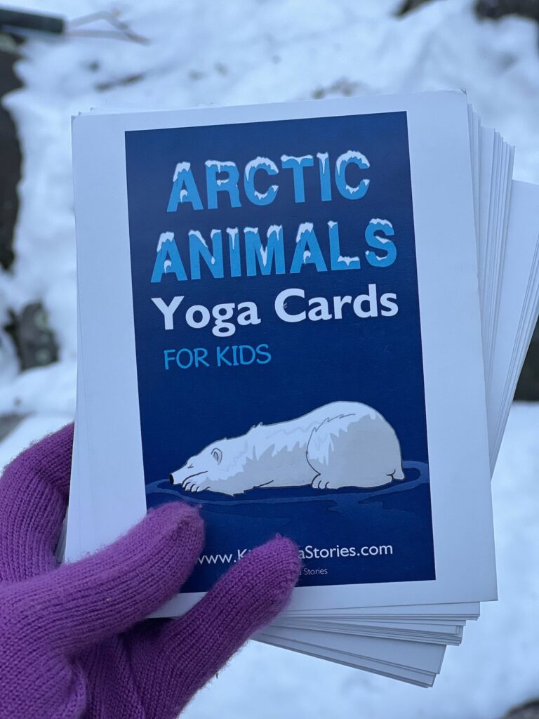 Arctic Animals Yoga Cards for Kids | Kids Yoga Stories 