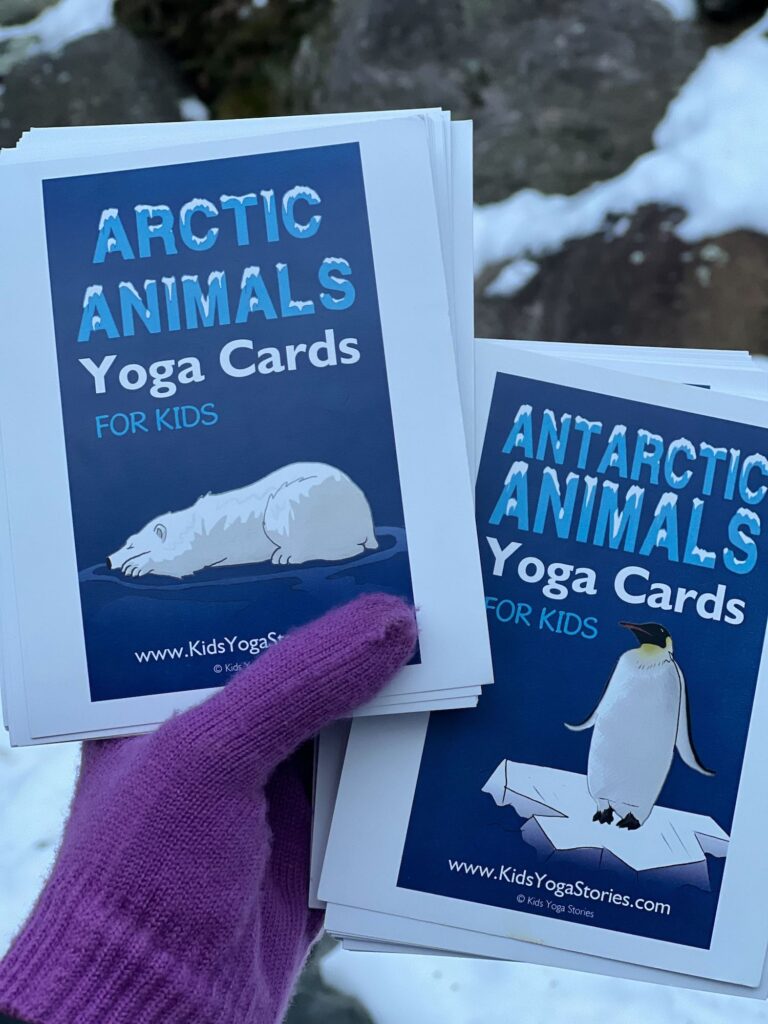 Antarctic Animals Yoga Cards for Kids | Kids Yoga Stories 