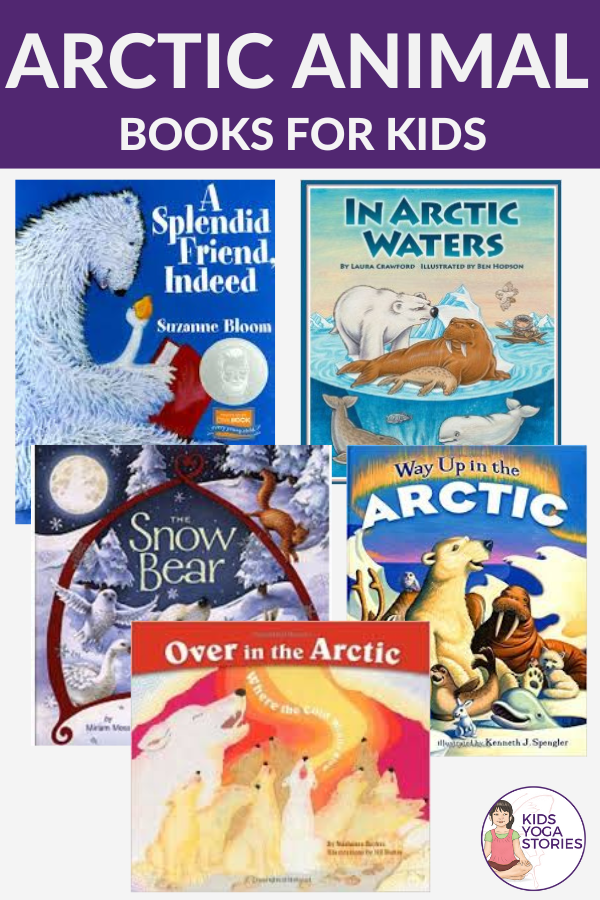 arctic animals, arctic animals books, arctic animal yoga poses for kids | Kids Yoga Stories