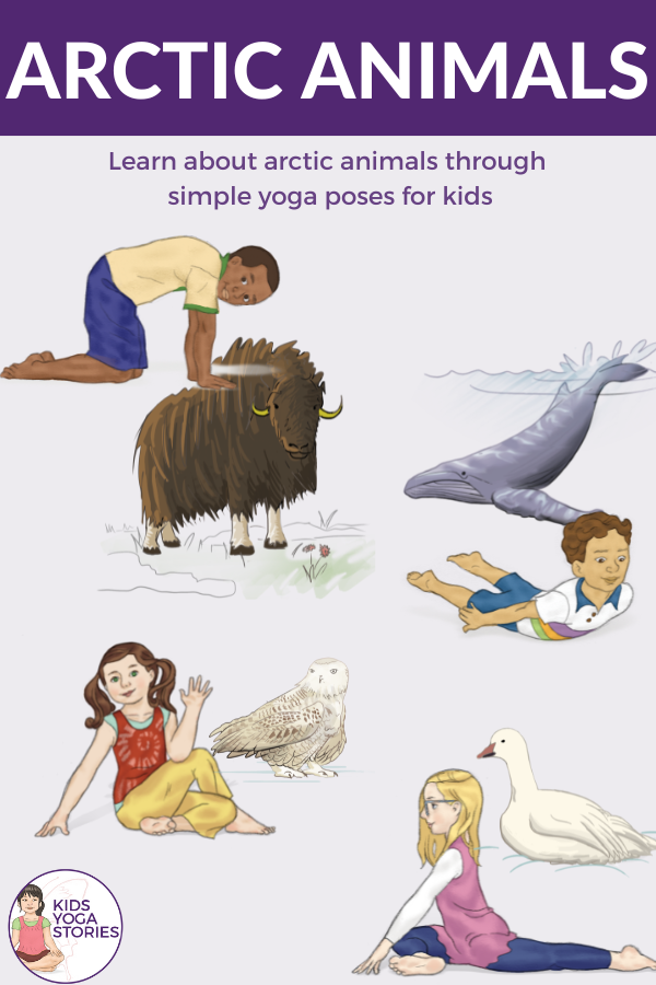 Arctic Animals, animal yoga poses | Kids Yoga Stories