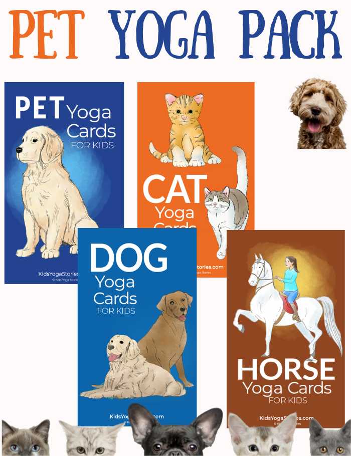 Pet Yoga Cards Pack | Kids Yoga Stories