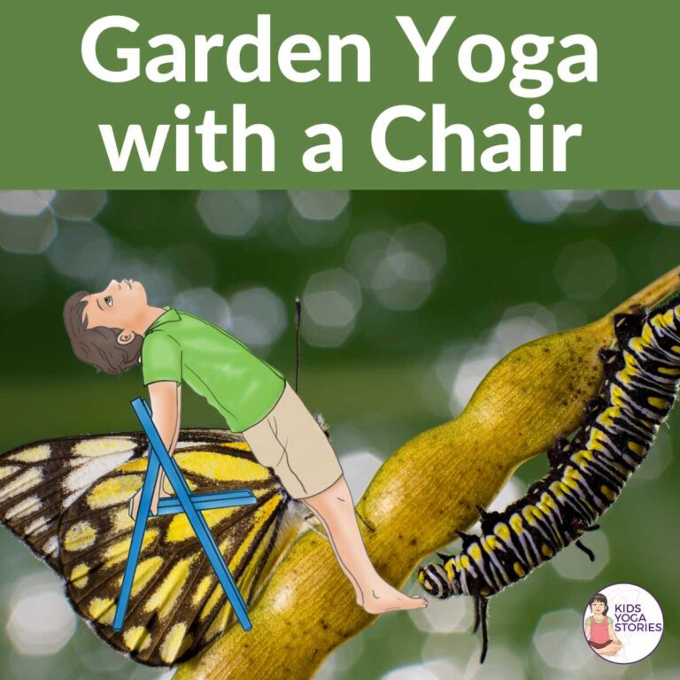 5 Garden Yoga Poses Using a Chair