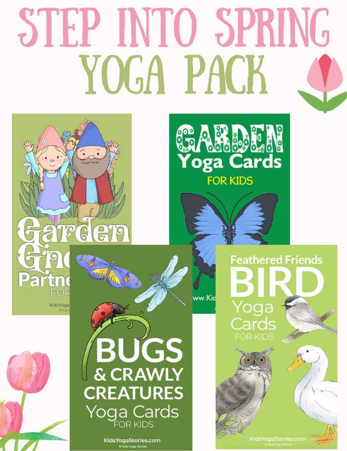 Step into Spring Yoga Cards pack | Kids Yoga Stories