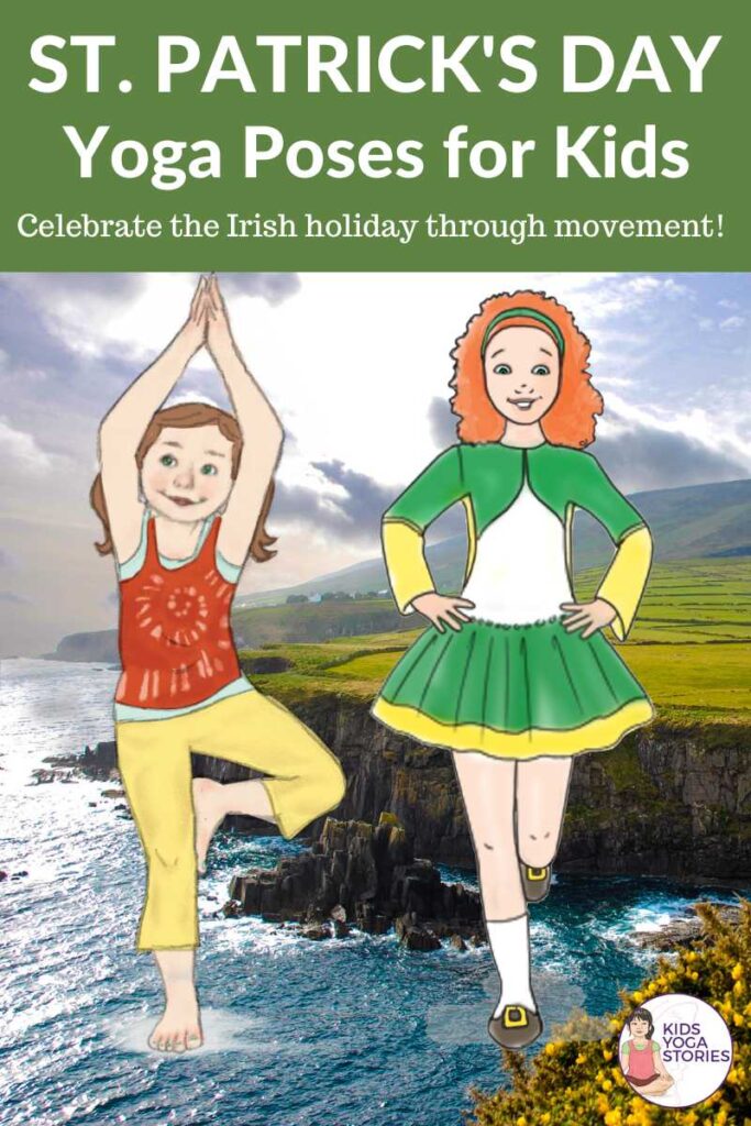 St. Patrick's Day for Kids: celebrate through books and yoga poses for kids! | Kids Yoga Stories